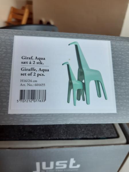 Giraf Aqua sæt af 2 stk.