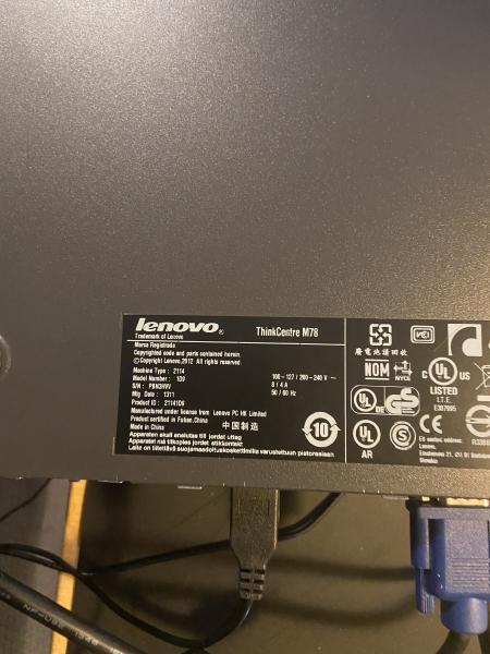 Lenovo og Philips Skærm og tas
