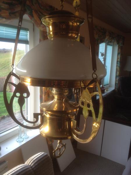Antik Petroleums Lampe