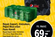 Royal Export, Heineken, Pepsi Max eller Fakse Kondi