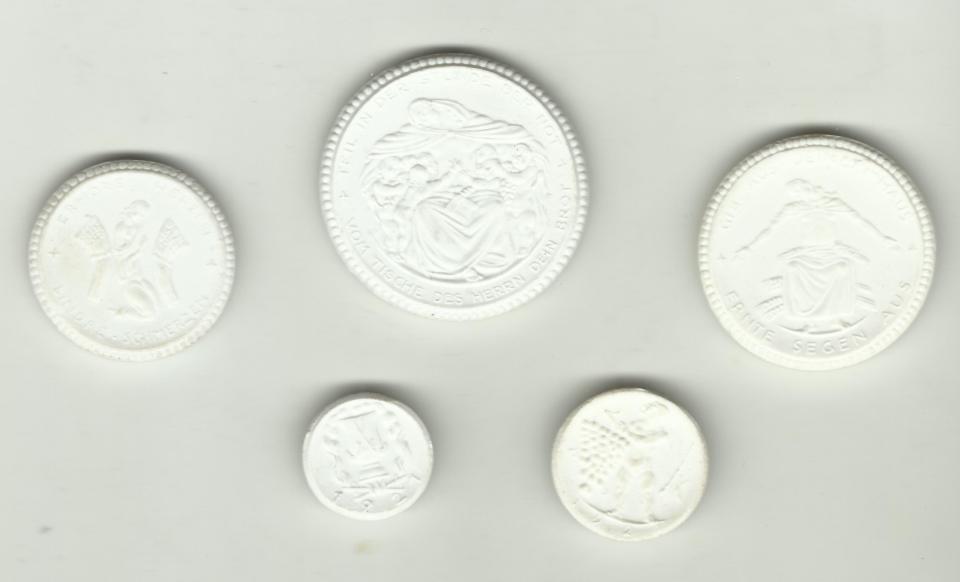 Tyske porcelænsmønter fra 1920